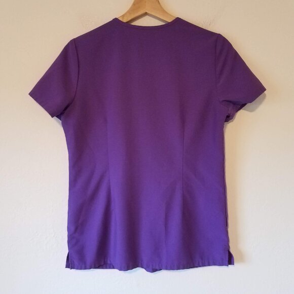 Figs Casma Three Pocket Scrub Top Purple Technical Collection Women's XS FW1100 - Picture 5 of 8